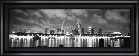 Framed Evening St Louis MO Print