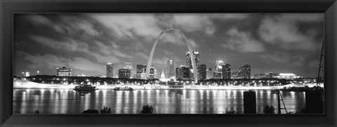 Framed Evening St Louis MO Print