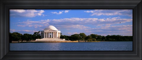 Framed Jefferson Memorial on the Waterfront, Washington DC Print