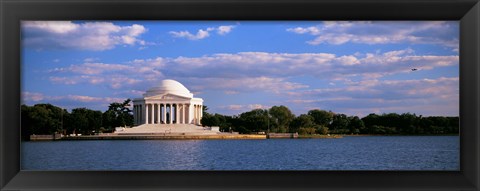 Framed Jefferson Memorial on the Waterfront, Washington DC Print