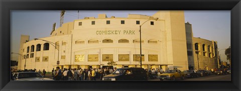 Framed Facade of a stadium, old Comiskey Park, Chicago, Cook County, Illinois, USA Print