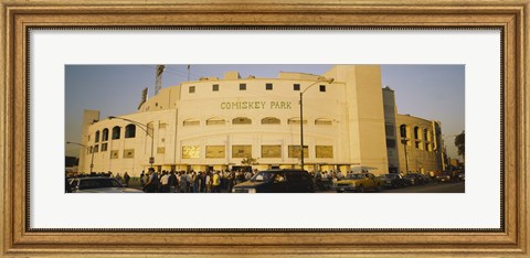 Framed Facade of a stadium, old Comiskey Park, Chicago, Cook County, Illinois, USA Print