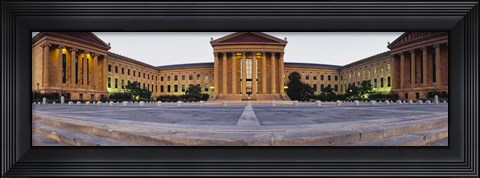 Framed Facade of a museum, Philadelphia Museum Of Art, Philadelphia, Pennsylvania, USA Print