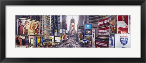 Framed Dusk, Times Square, NYC, New York City, New York State, USA Print