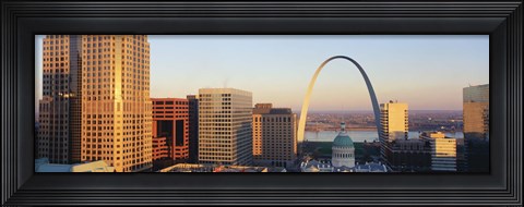 Framed St. Louis skyline Print