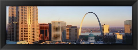 Framed St. Louis skyline Print