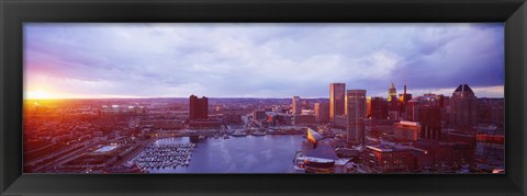 Framed Baltimore Maryland USA Print