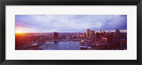 Framed Baltimore Maryland USA Print