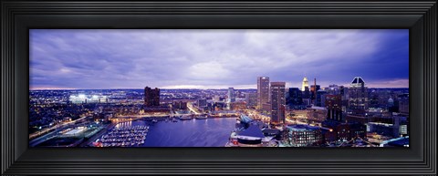 Framed USA, Maryland, Baltimore, cityscape Print