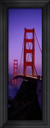 Framed Golden Gate Bridge San Francisco (horizontal) Print