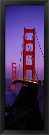 Framed Golden Gate Bridge San Francisco (horizontal) Print