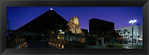 Framed Luxor Hotel Las Vegas Nevada USA Print