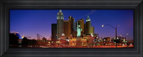 Framed Las Vegas Nevada (night) Print
