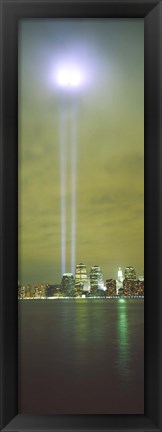 Framed Evening, Towers Of Light, Lower Manhattan, NYC, New York City, New York State, USA Print