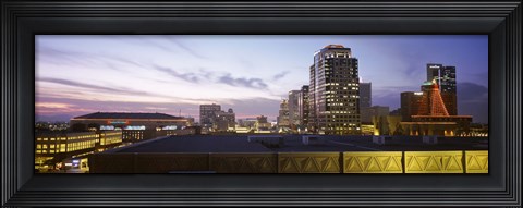 Framed Buildings at dusk, Phoenix, Arizona Print