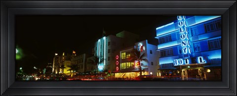 Framed Art Deco Architecture Miami Beach FL Print