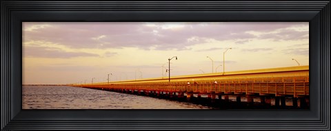 Framed Gandy Bridge Tampa Bay Tampa FL Print