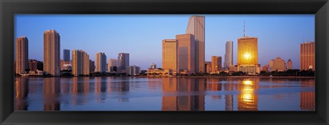 Framed Sunrise, Miami, Florida, USA Print