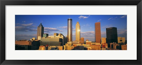 Framed Atlanta, Georgia Skyline (day) Print