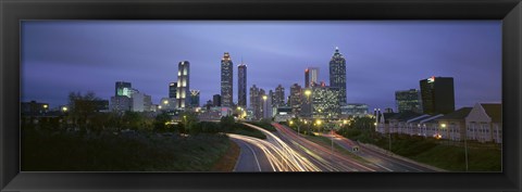 Framed Atlanta traffic, Georgia Print