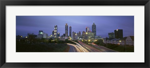 Framed Atlanta traffic, Georgia Print