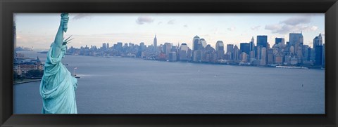 Framed Close up of the Statue of Liberty Print