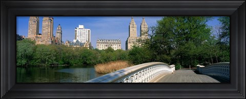 Framed Bow Bridge, Central Park, NYC, New York City, New York State, USA Print