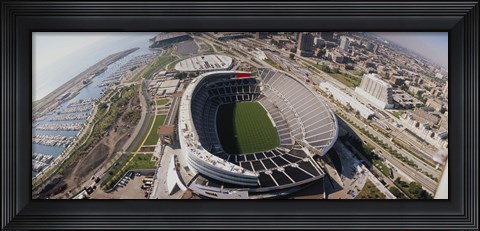 Framed Soldier Field, Chicago, Illinois Print