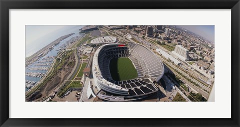 Framed Soldier Field, Chicago, Illinois Print