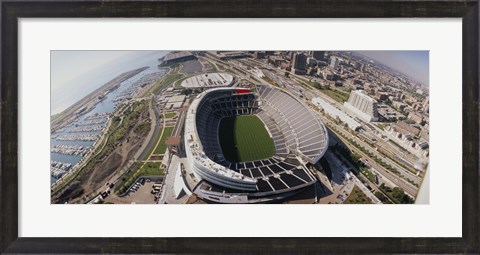 Framed Soldier Field, Chicago, Illinois Print