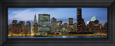 Framed Manhattan, NYC, New York City, New York State, USA Print