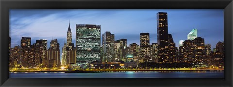 Framed Manhattan, NYC, New York City, New York State, USA Print