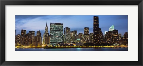 Framed Manhattan, NYC, New York City, New York State, USA Print