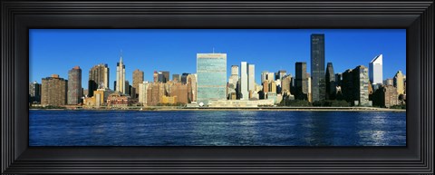 Framed New York Ciry Skyline (horizontal) Print