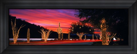 Framed Christmas, Phoenix, Arizona, USA Print