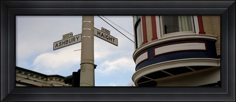 Framed Haight Ashbury District San Francisco CA Print