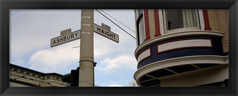 Framed Haight Ashbury District San Francisco CA Print