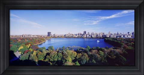 Framed Water View, Central Park, Manhattan Print