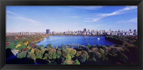 Framed Water View, Central Park, Manhattan Print