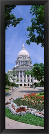 Framed USA, Wisconsin, Madison, State Capital Building Print