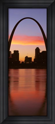 Framed US, Missouri, St. Louis, Sunrise Print