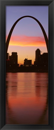 Framed US, Missouri, St. Louis, Sunrise Print