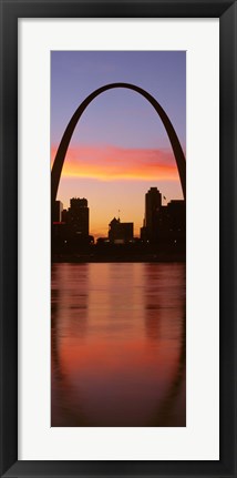 Framed US, Missouri, St. Louis, Sunrise Print