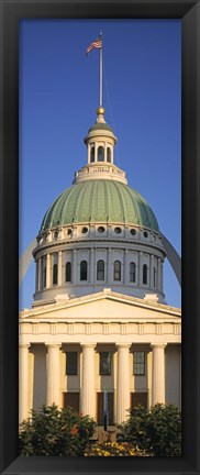 Framed US, Missouri, St. Louis, courthouse Print