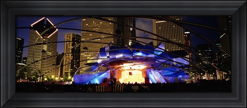 Framed Pritzker Pavilion, Millennium Park, Chicago, Illinois, USA Print