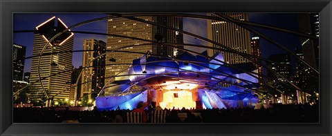 Framed Pritzker Pavilion, Millennium Park, Chicago, Illinois, USA Print