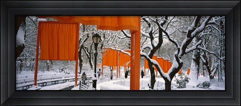 Framed Gates Project in Snow Print