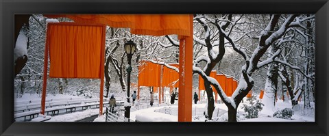 Framed Gates Project in Snow Print