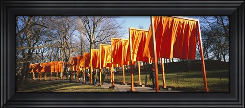 Framed Gates Project, New York City Print