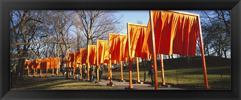 Framed Gates Project, New York City Print